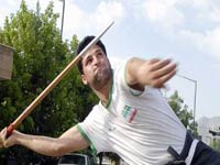 محمد خالوندی قهرمان مسابقات پرتاب نیزه شد