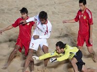 پیروزی پر گل تیم فوتبال ساحلی مقابل تایلند