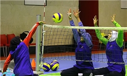 پیروزی والیبال نشسته بانوان ایران برابر ژاپن