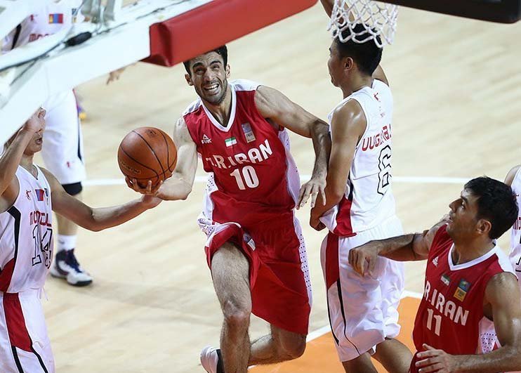 تیم ملی بسکتبال ایران مقابل ژاپن پیروز شد