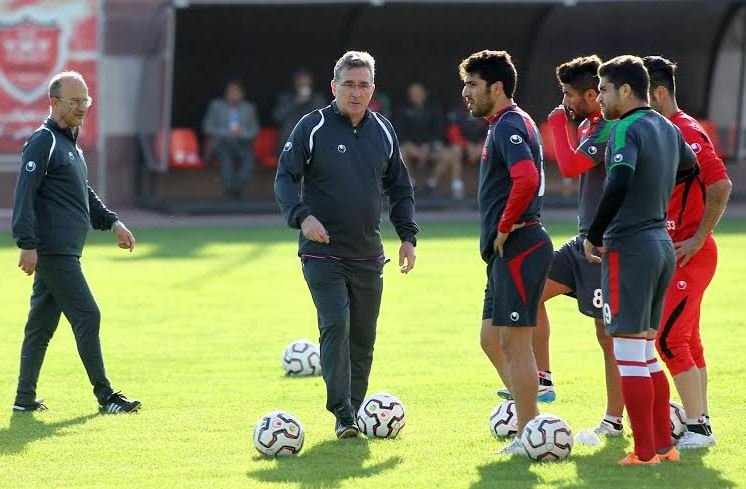 گزارش تمرین پرسپولیس