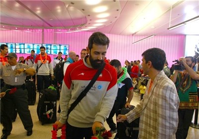 تیم ملی والیبال ایران وارد لس آنجلس شد
