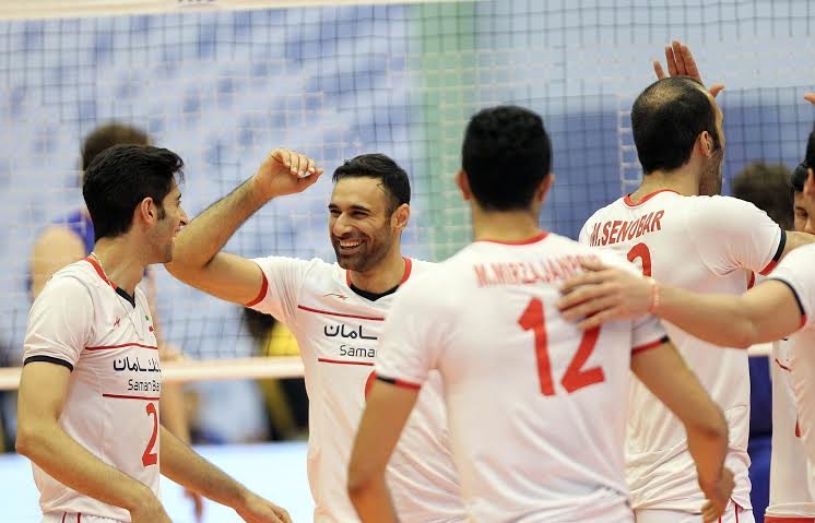 پیروزی تیم ملی والیبال ایران برابر هلند