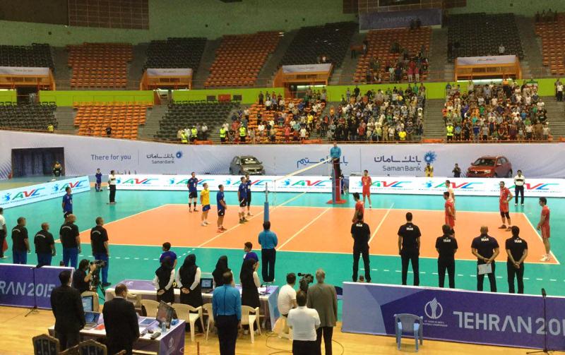 پیروزی تیم والیبال ایران برابر قزاقستان