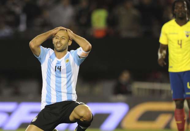 شکست خانگی آرژانتین مقابل اکوادور