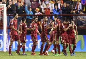 صعود اسپانیا به یورو با پیروزی بر لوکزامبورگ