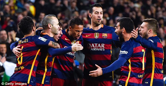 بارسلونا؛ بهترین تیم سال 2015 میلادی