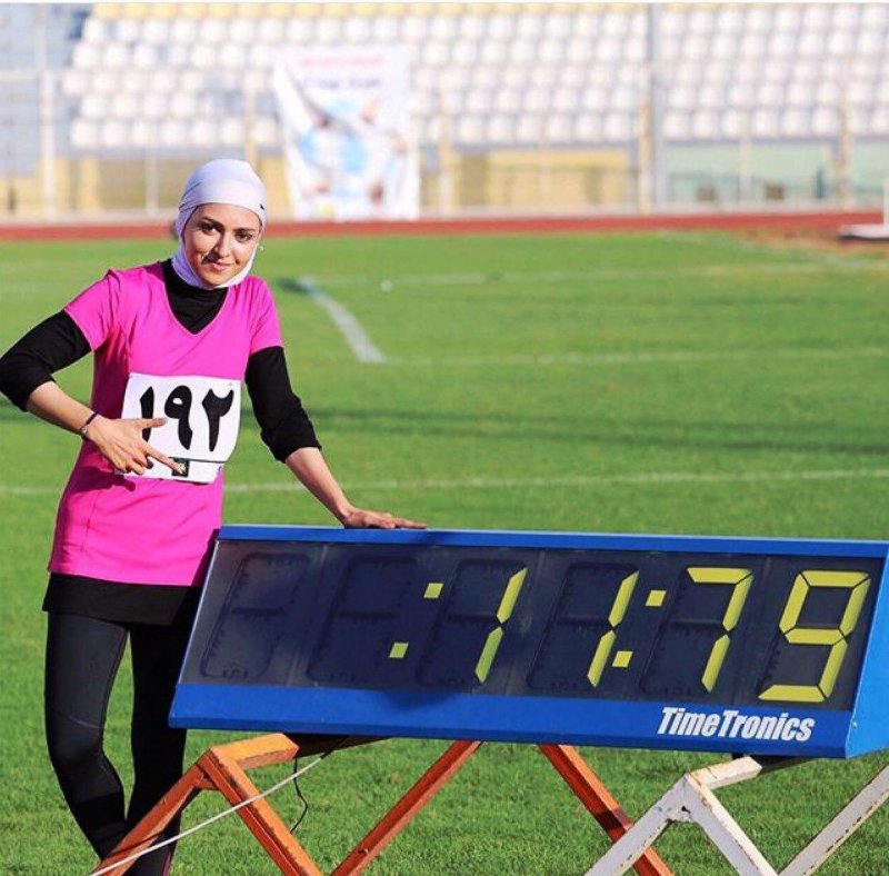 فرزانه فصیحی؛ سریع ترین دختر ایران