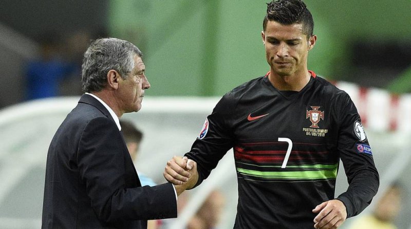مربی پرتغال: امیدوارم رونالدو با رئال قهرمان شود
