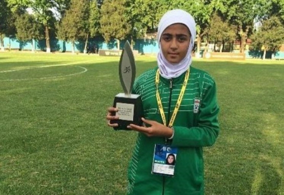 دختر فوتبالیست ایران بهترین بازیکن فستیوال آسیا