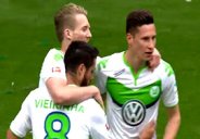 گلهای بازی وولفسبورگ 3-1 اشتوتگارت