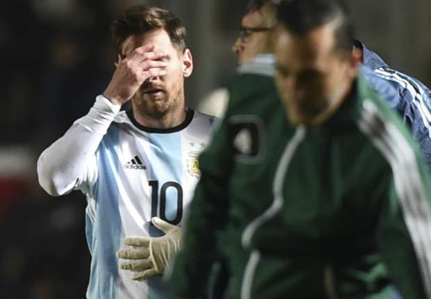 مصدومیت مسی در جریان دیدار دوستانه آرژانتین
