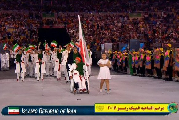 رژه کاروان ایران در افتتاحیه المپیک 2016 (عکس) :: ورزش سه