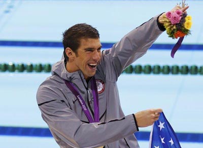 بیستمین طلای المپیک بر گردن اعجوبه آمریکایی