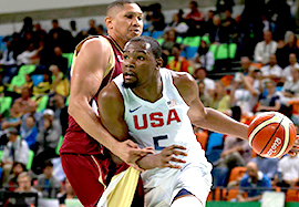 تک به تک با ستاره‌های NBA در المپیک