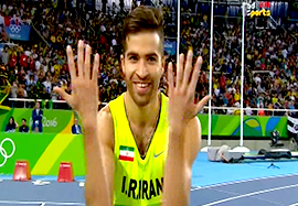 نایب‌قهرمانی سریع‌ترین مرد ایران در دوی ۱۰۰ متر فرانسه