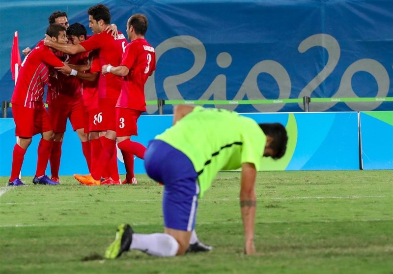 پیروزی پر گل فوتبال 7 نفره ایران برابر برزیل