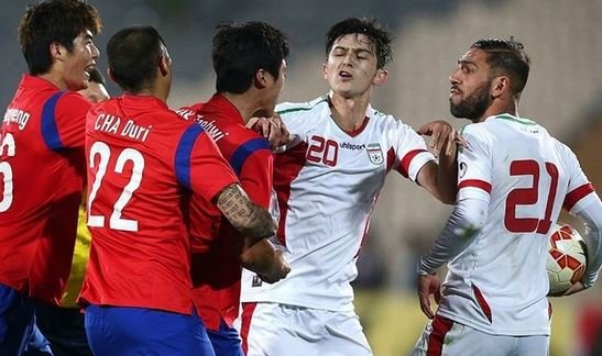 بازی ایران و کره جنوبی در ورزشگاه جام جهانی سئول