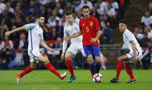 توقف انگلیس مقابل اسپانیا در ومبلی