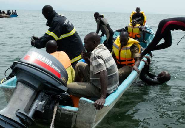 غرق شدن قایق یک تیم فوتبال در اوگاندا
