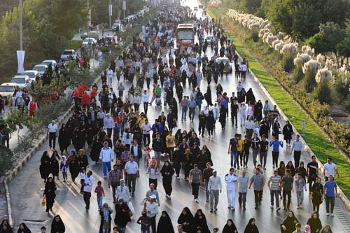 همایش پیادهروی خانوادگی با حضور مسئولین ورزش همگانی
