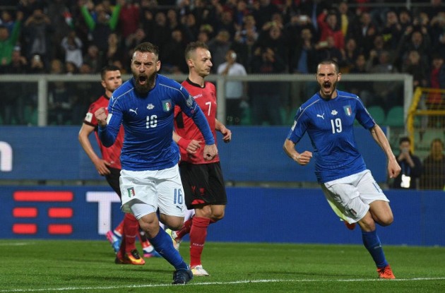 پیروزی آسان ایتالیا مقابل آلبانی