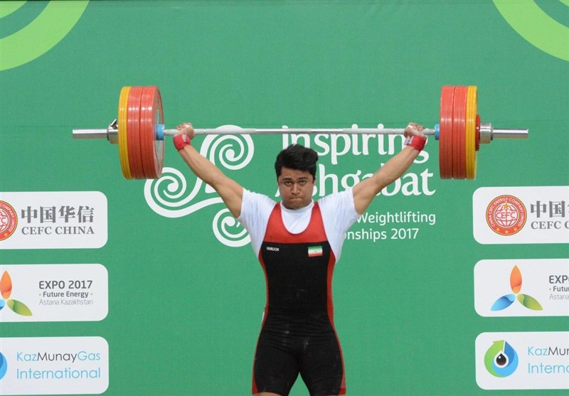 موسوی نایب قهرمان وزنه‌برداری آسیا شد