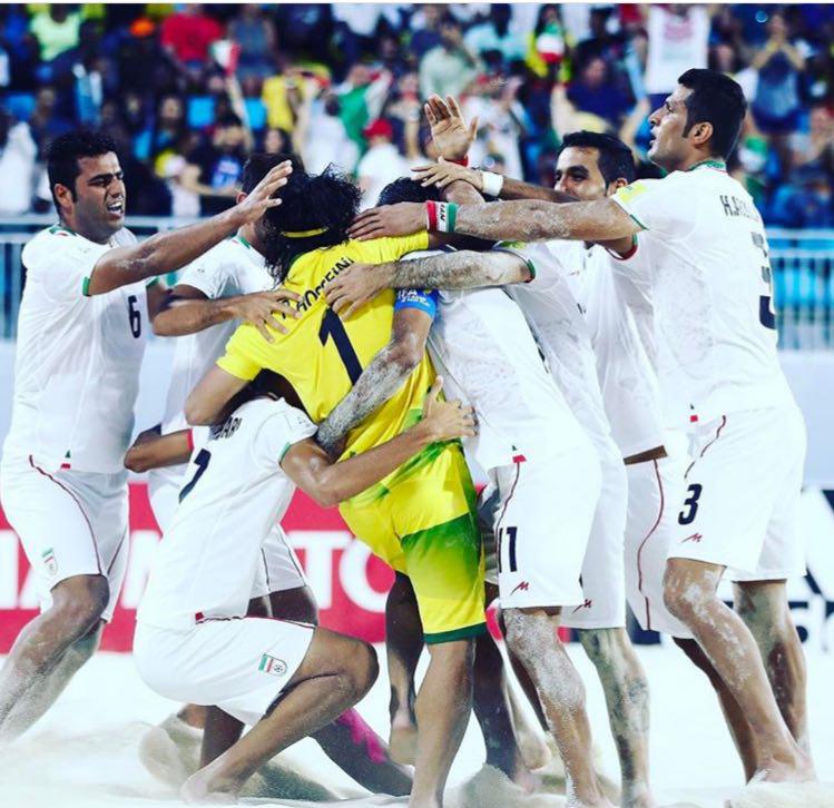 جایگاه پنجمی فوتبال ساحلی ایران در رنکینگ جهانی