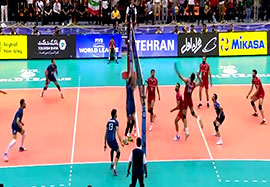 والیبال ایران به نیمه‌نهایی صعود کرد
