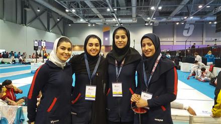 تیم سابر دختران ایران به مقام نهم آسیا رسید 