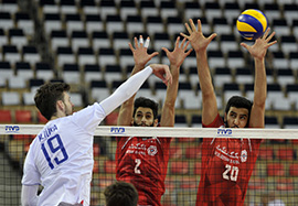 پیروزی والیبالیست‌های ‌نوجوان ایران برابر تونس