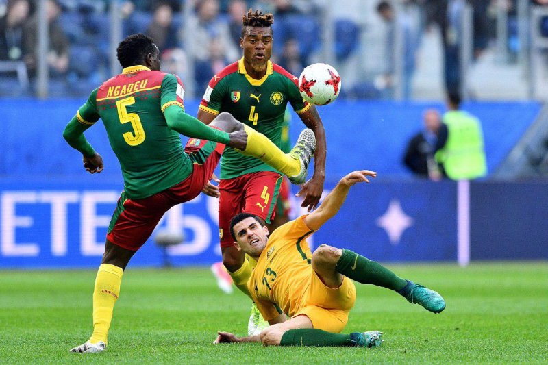 تساوی کامرون و استرالیا در جام کنفدراسیون ها