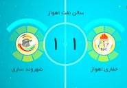 خلاصه فوتسال حفاری اهواز 1-1 شهروند ساری
