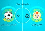 خلاصه فوتسال حفاری اهواز 5-0 آذرخش بندرعباس