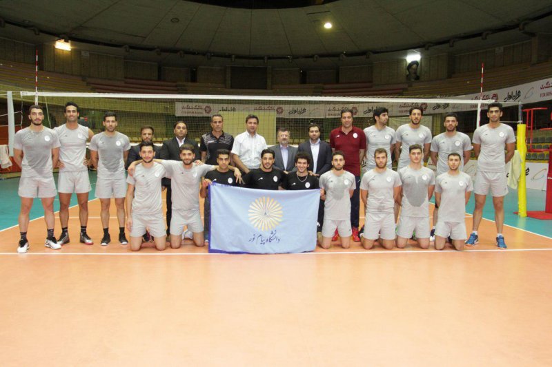 پیروزی دانشجویان والیبال ایران مقابل امارات