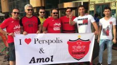 حرکت تیم پرسپولیس به ورزشگاه و استقبال هواداران
