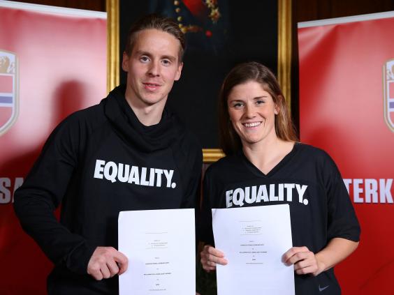 قرارداد "برابری" در فوتبال مردان و زنان نروژ