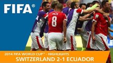 مرور جام جهانی 2014 - ( سوئیس 2 - اکوادور 1 )