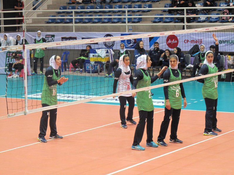 راهیابى دختران والیبال ایران به ٨ تیم برتر آسیا