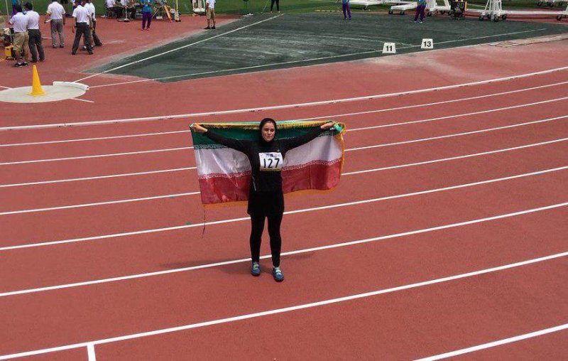دختر ایرانی در پرتاب چکش تاریخ ساز شد