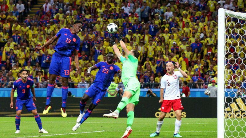 مدافع کلمبیا، پنجمین گلزن بارسا در جام جهانی
