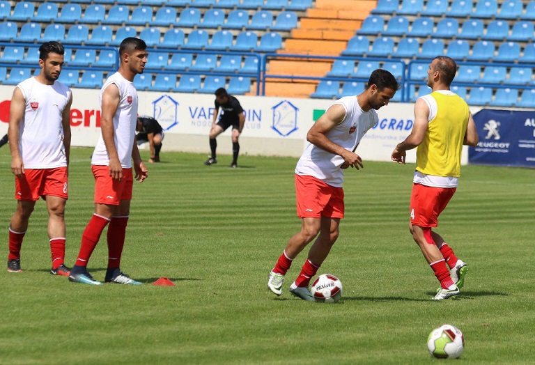 مانور قدرت روی سکوهای پرسپولیس