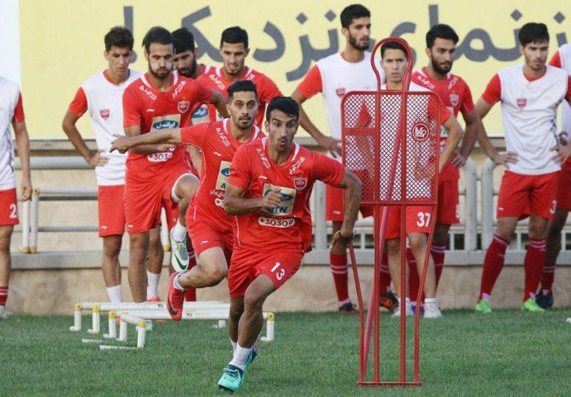 تغییر برنامه تمرینی پرسپولیس