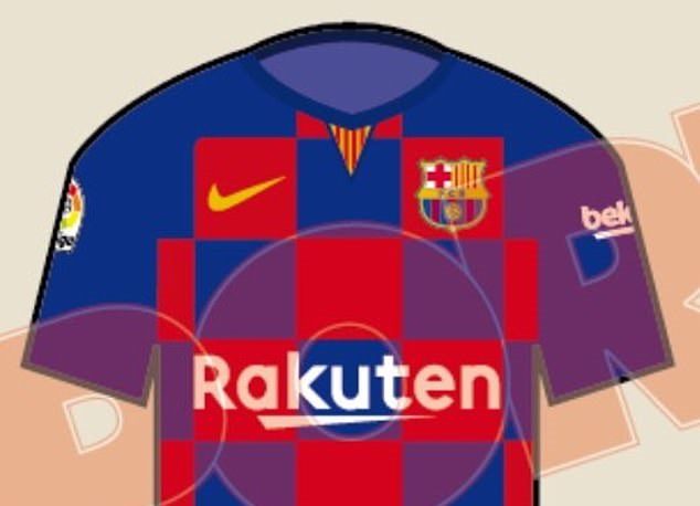 طرح جنجالی نایک برای پیراهن فصل بعد بارسلونا