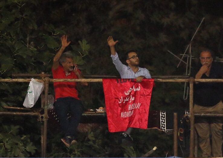 تبعید مشهورترین هواداران لیگ برتر به ارتفاع! (عکس)