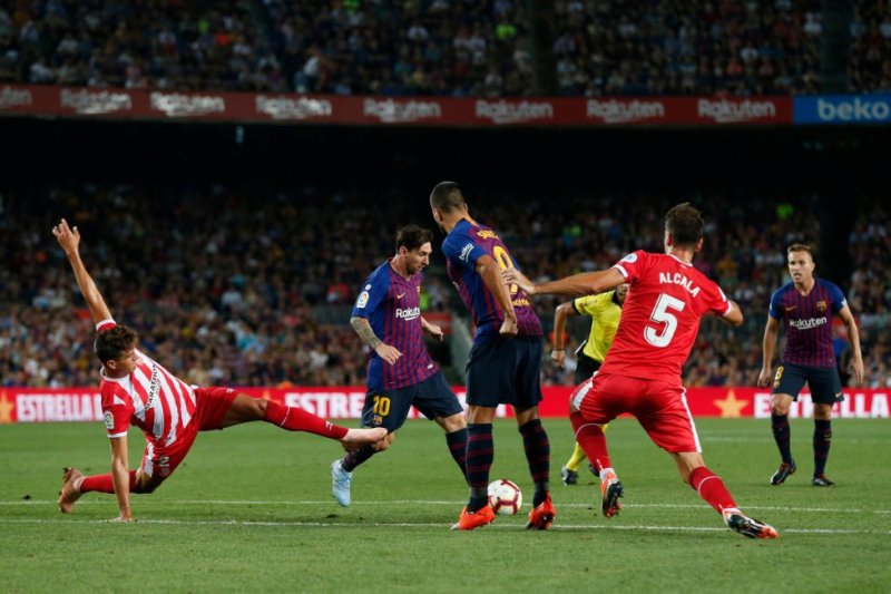 بارسلونا 2-2 خیرونا: لغزش اول در نوکمپ