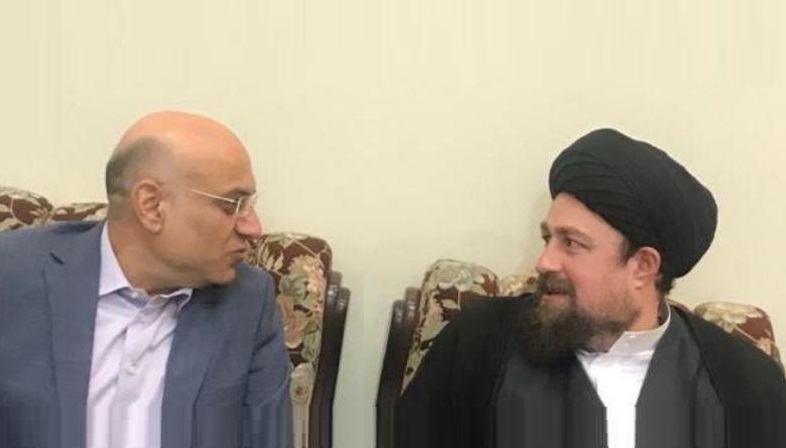 دیدار امیرحسین فتحی با سیدحسن خمینی