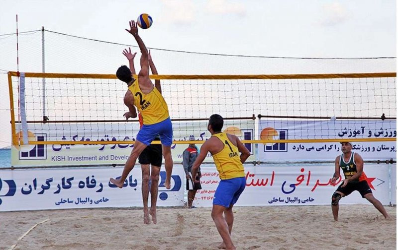 صعود تیم والیبال ساحلی ایران به قهرمانی جهان