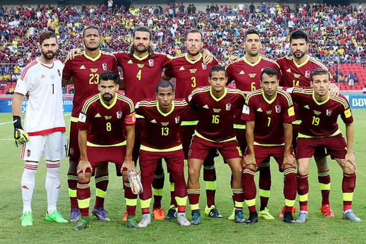 لیست تیم ملی ونزوئلا برای بازی با ایران