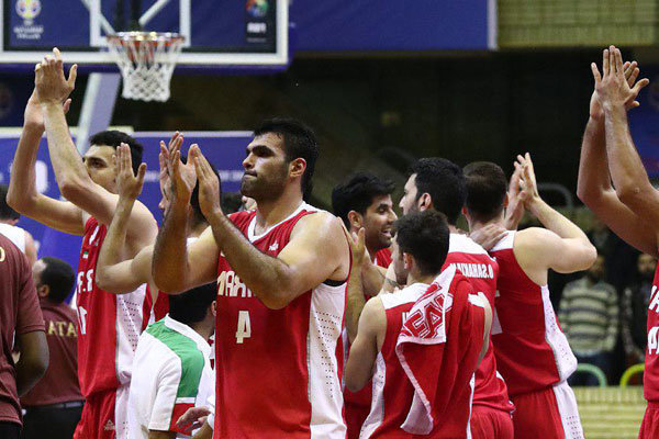برد سه رقمى بسکتبال ایران برابر اردن
